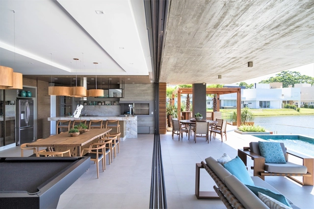 Casa Bluish / Studio Colnaghi Arquitetura - Fotografia de Interiores, Interiroes De Casas, Porta, Mesa, Cadeira, Banco