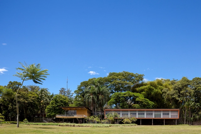 Clássicos da Arquitetura: Residência Olivo Gomes / Rino Levi e Roberto Cerqueira César - Fotografia de Exterior, Casas, Jardim, Fachada, Floresta