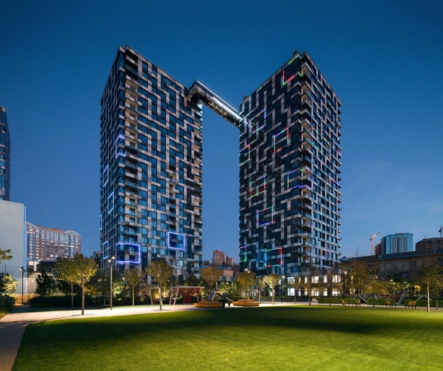 Conjunto de Apartamentos Tetris Hall / A. Pashenko Architects + KAN Development - Fotografia de Exterior, Residencial, Fachada
