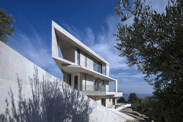 Casa privada en Kratigos / b-group - Fotografía exterior, Casas