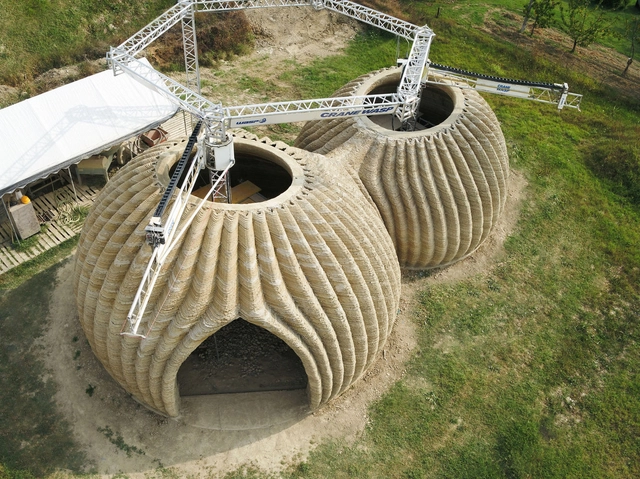 生土圆厅：200小时3D打印可持续住宅 - 可持续发展