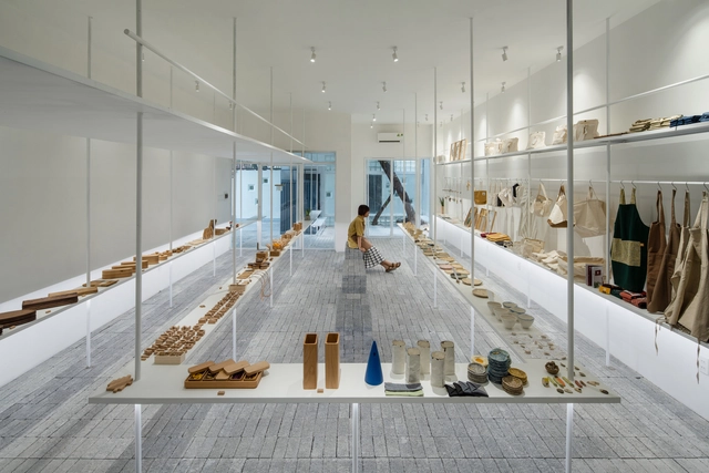 越南手工创意展厅TAP / Sawadeesign Studio - 室内图, 零售室内设计, 厨房