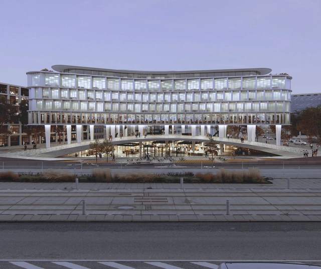 Dorte Mandrup “合页”建筑，奥胡斯新城区门户 - 主图