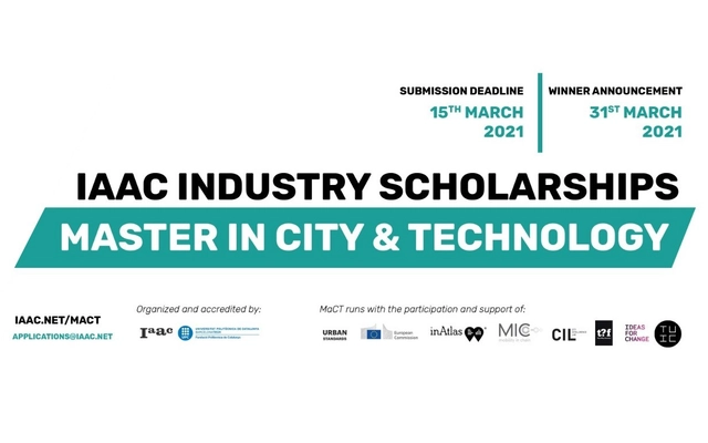Open Call: Industry Scholarships 2021 > IAAC’s Masters in City & Technology - Featured Image