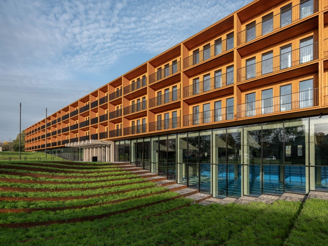 Narva Study Centre of the Estonian Academy of Security Sciences / 3+1 Architects - Exterior Photography, Dorms