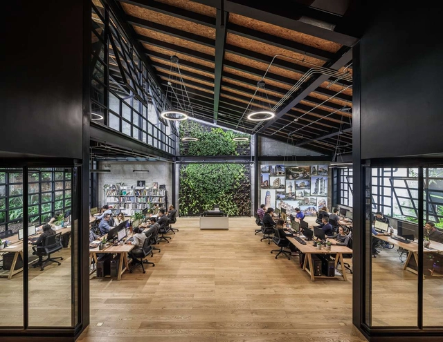 Oficinas Carazo Arquitectura / Carazo Arquitectura - Fotografía interior, Arquitectos Y Oficinas, Fijación Vigas, Sillas, Bancas