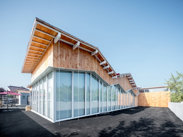 向阳村接待中心 / 冶是建筑 - 建筑图, 社区中心, 表皮
