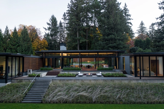 Casa Glass Link / Scott | Edwards Architecture - Fotografia de Exterior, Casas, Fachada