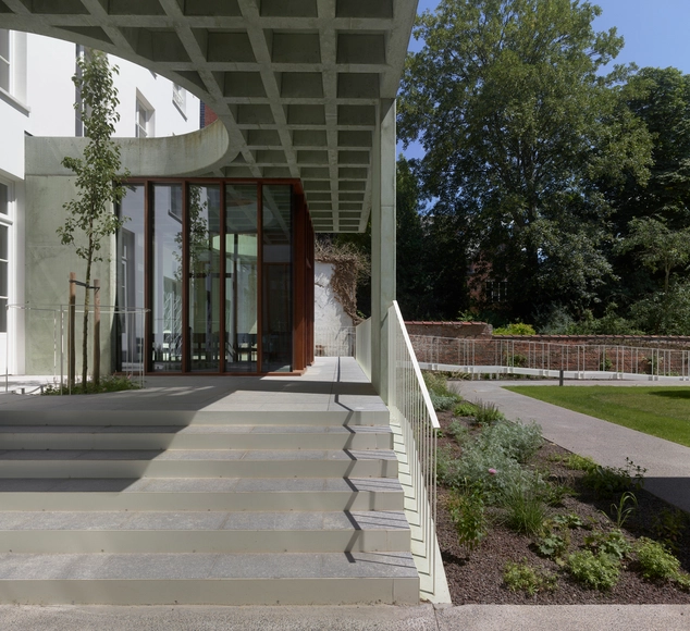 Wit Huis Monastery  / Lava architecten - Exterior Photography, Renovation, Stairs