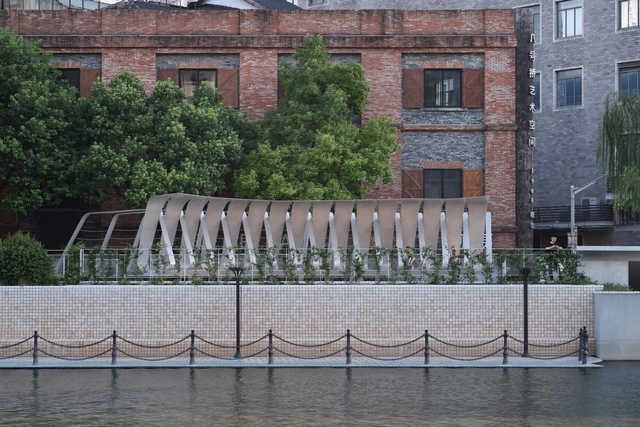 飞鸟亭 / 同济原作设计工作室 - 建筑图, 更新项目, 围栏