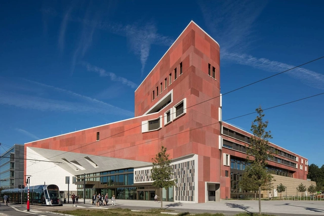 Luxembourg National Library / Bolles + Wilson + WW+ architektur + management - Exterior Photography, Library, Facade
