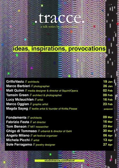 Tracce -  talks about ideas, inspirations and provocations - Featured Image