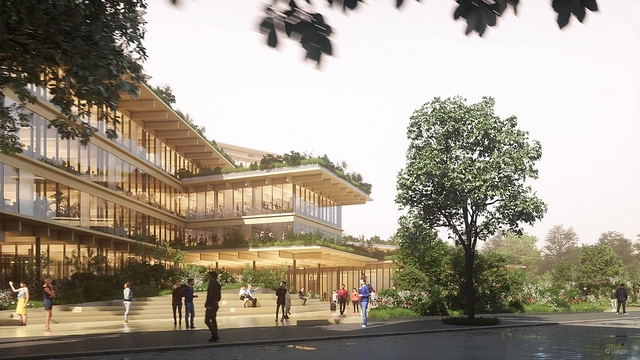 Edifício biofílico de Kengo Kuma em Milão começa a ser construído - Imagem de Destaque