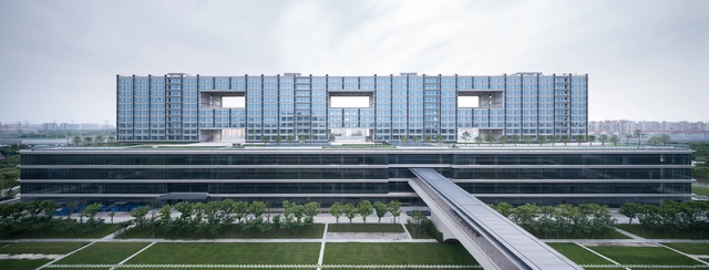 美特斯邦威总部 / 矶崎新+胡倩上海工作室 - 建筑图, 办公设施, 表皮
