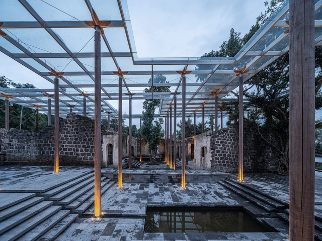 Tongde Hall / ZSZY Studio - Exterior Photography, Renovation, Beam, Facade