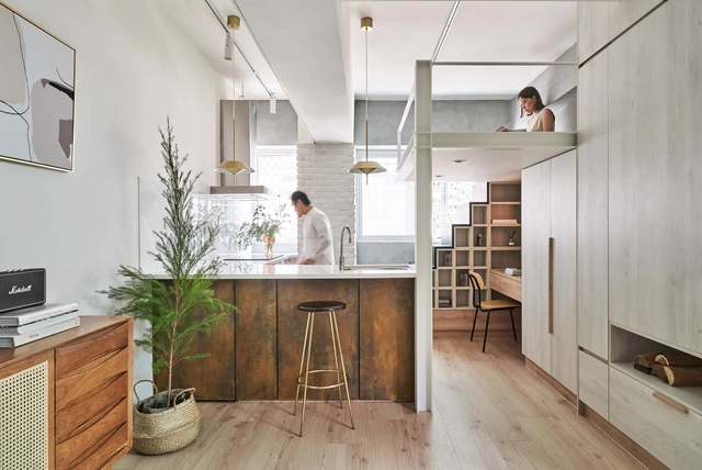 Apartamento Miǎo Miǎo / NestSpace Design - Fotografía interior, Interiores Residenciales, Cocina, Sillas