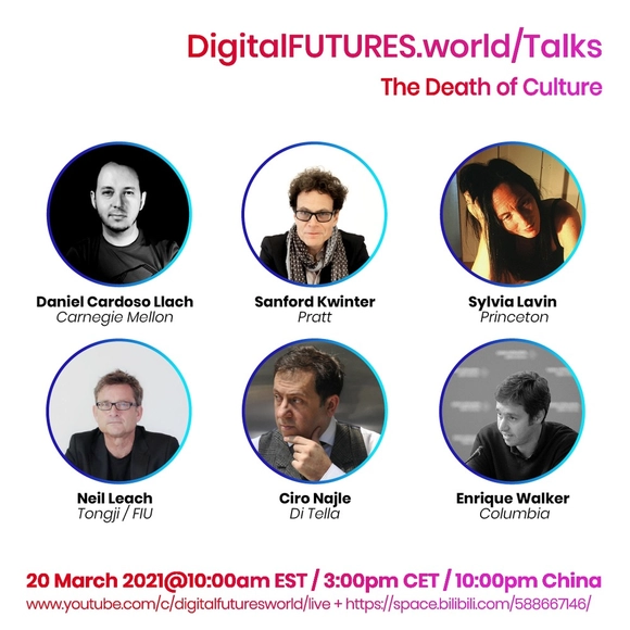 DigitalFUTURES Talks: The Death of Culture - Featured Image