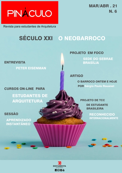 Revista Pináculo dedicada a estudantes de arquitetura - Imagem de Destaque