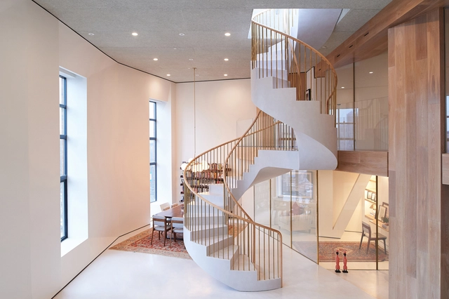 Oblique Figures Apartment  / J.Roc Design - Interior Photography, Apartment Interiors, Stairs