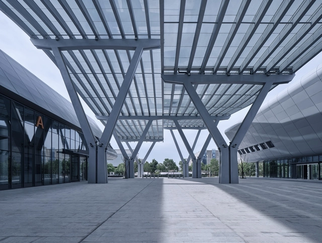 晋江会展中心 / 倪阳工作室 - 建筑图, 展览中心, 表皮
