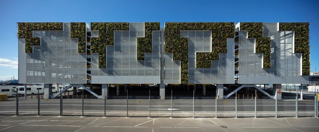 奥克兰港立体停车场 / Plus Architecture - 建筑图, 停车场, 表皮