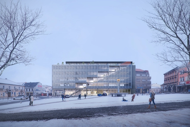 Anagram and Gruppa Win Competition to Reimagine Přerov Town Hall in Czechia - Featured Image