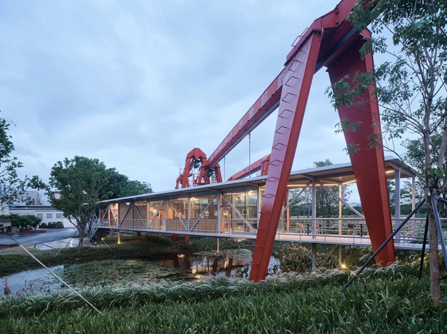 深圳茅洲河畔悬亭 / 同济原作设计工作室 - 建筑图, 公共建筑
