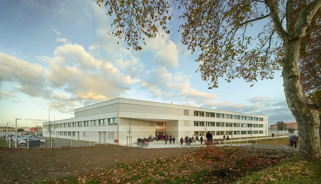 圣吉纳维芙学校 / Taillandier Architectes Associés - 建筑图, 中小学校, 表皮