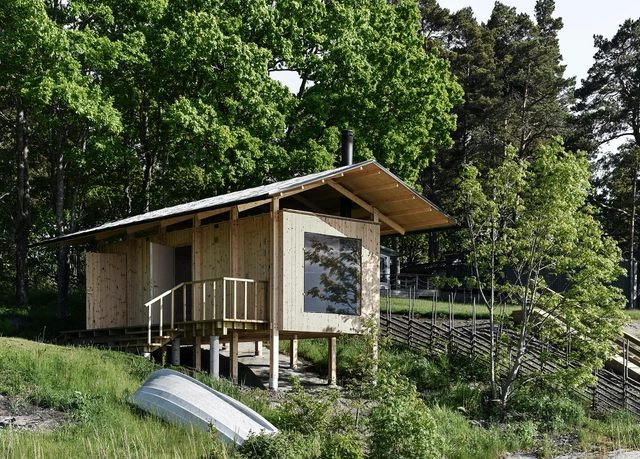 Sauna Smådalarö / Metropolis Arkitekter - Fotografía exterior, Sauna