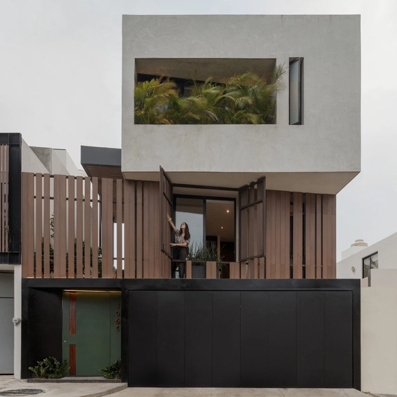 Casa X / Desnivel Arquitectos - Fotografía exterior, Casas, Fachada