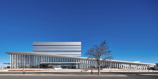 Buddy Holly 表演艺术与科学大厅 / Diamond Schmitt Architects - 建筑图, 演艺中心, 表皮