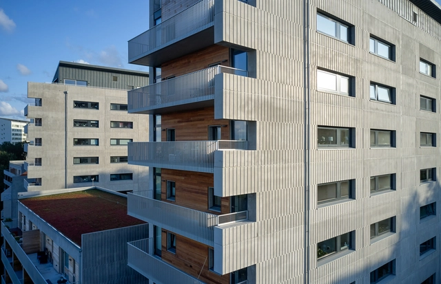 Brf Viva Housing Complex / Malmström Edström Arkitekter Ingenjörer - Exterior Photography, Apartments