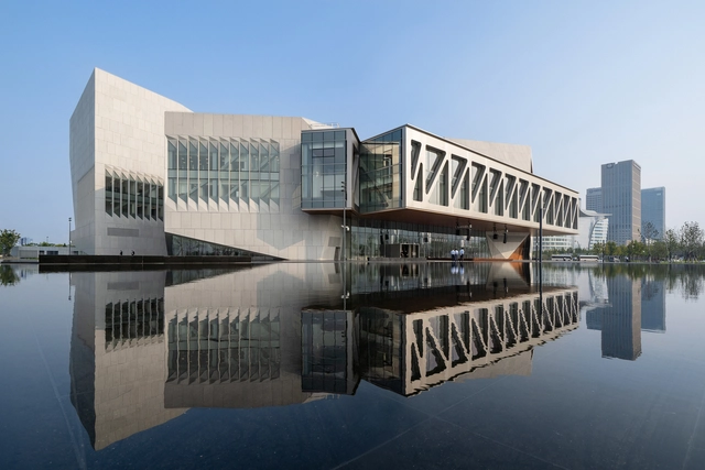 Tianjin Juilliard School  / Diller Scofidio + Renfro - Exterior Photography,  Performing Arts Center , Facade