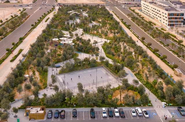 阿布扎比新型城市公园Al Fay / SLA - 建筑图, 公园