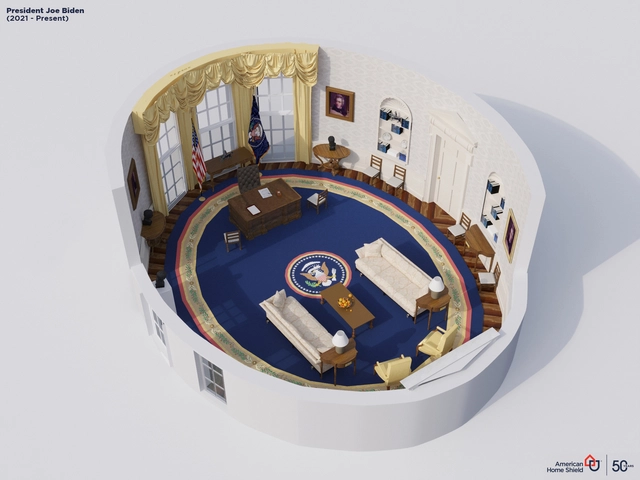 Serie de renders explora la evolución de la oficina presidencial de Estados Unidos desde 1909 a 2021 - Imagen Principal