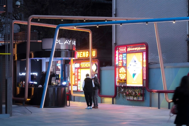 Jinjiang District Yucheng Street Renovation / Fanzhu Design - Exterior Photography, Renovation, Facade