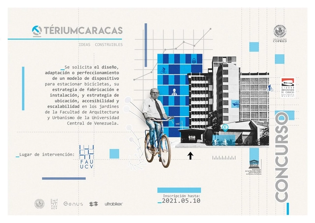 Térium Caracas: Concurso de aparcaderos para bicicletas en la Universidad Central de Venezuela - Imagen Principal