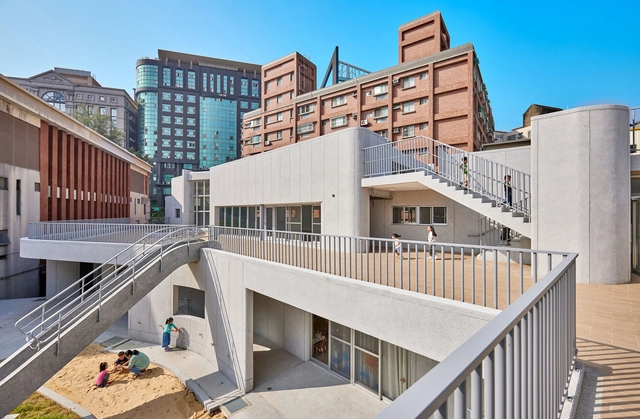 Sanmin Kindergarten / Fieldevo design studio + LinBoYang Architects - Exterior Photography, Kindergarten