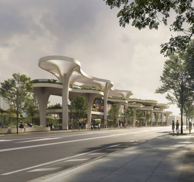 Koichi Takada Architects Designs Biophilic Marketplace Inspired by Shanghai's Forests - Featured Image