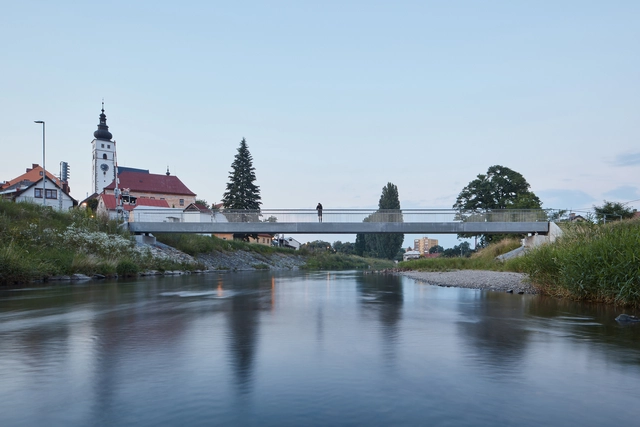 Footbridge in Příbor / Petr Tej + Marek Blank + Jan Mourek - Exterior Photography, Pedestrian Bridge