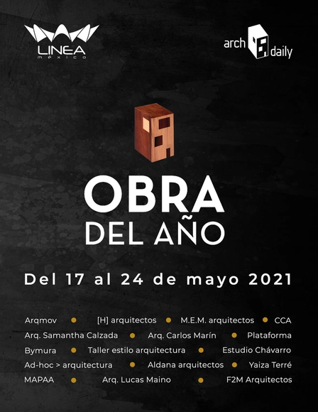 LINEA México + ArchDaily presentan: Ciclo de conversatorios Obra del Año  - Imagen Principal
