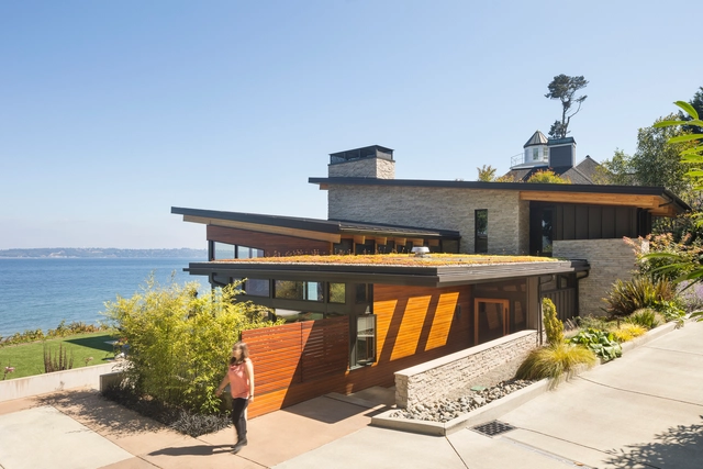 Casa con vista al mar / Coates Design: Architecture + Interiors | Seattle Architects - Fotografía exterior, Casas, Fachada