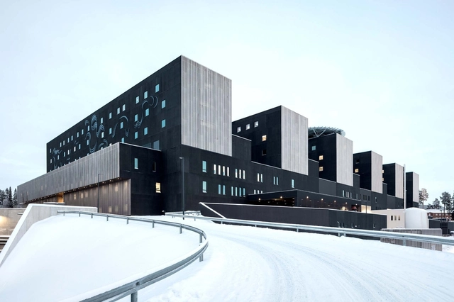 Hospital Nova / JKMM Architects - Exterior Photography, Hospital , Facade