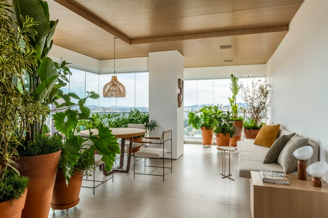 Apartamento NAJ / Triplex Arquitetura - Fotografia de Interiores, Decoração , Balcão, Mesa