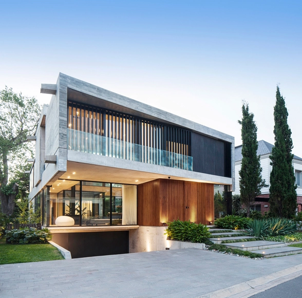 Casa Y / Jorgelina Tortorici & Asociados - Fotografía exterior, Casas, Jardín, Fachada