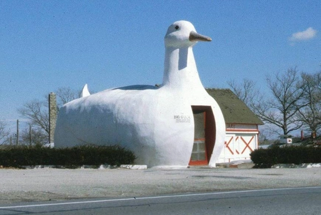 When Novelty Follows Function: The Kitschy Designs of Duck Architecture - Featured Image