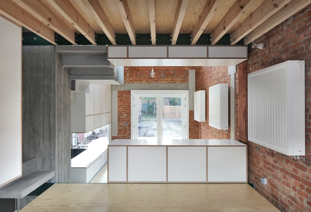 Begijnhoflaan 27 / Eagles of Architecture - Fotografía interior, Casas, Cocina, Fijación Vigas