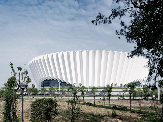 Dongyang Sports Center / Institute of Shanghai Architectural Design and Research - Exterior Photography, Stadiums