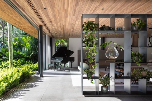 Estantes divisórias: funcionalidade e estética na arquitetura de interiores - Imagem de Destaque