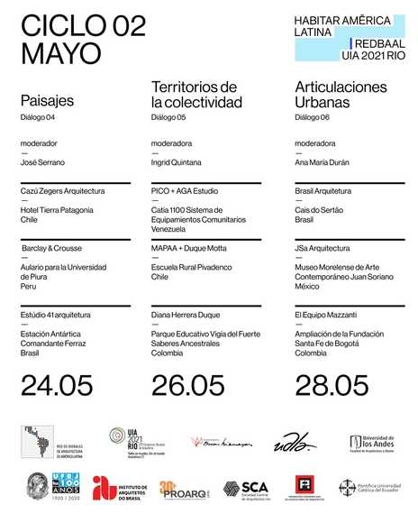 Congreso Mundial UIA 2021 RIO: Diálogos Habitar América Latina - Imagen Principal